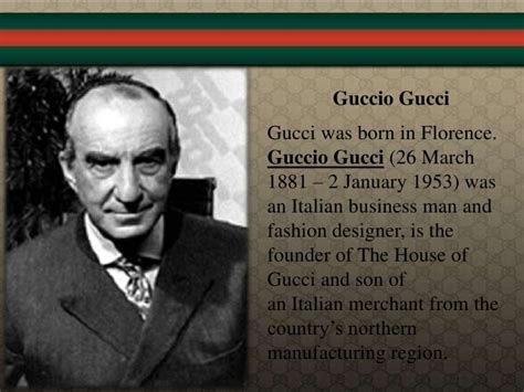 gucci fondatori|who started the gucci company.